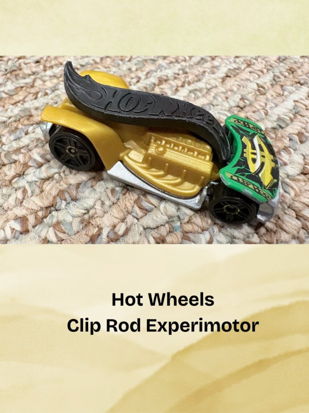 Hot Wheels Clip Rod Experimotors